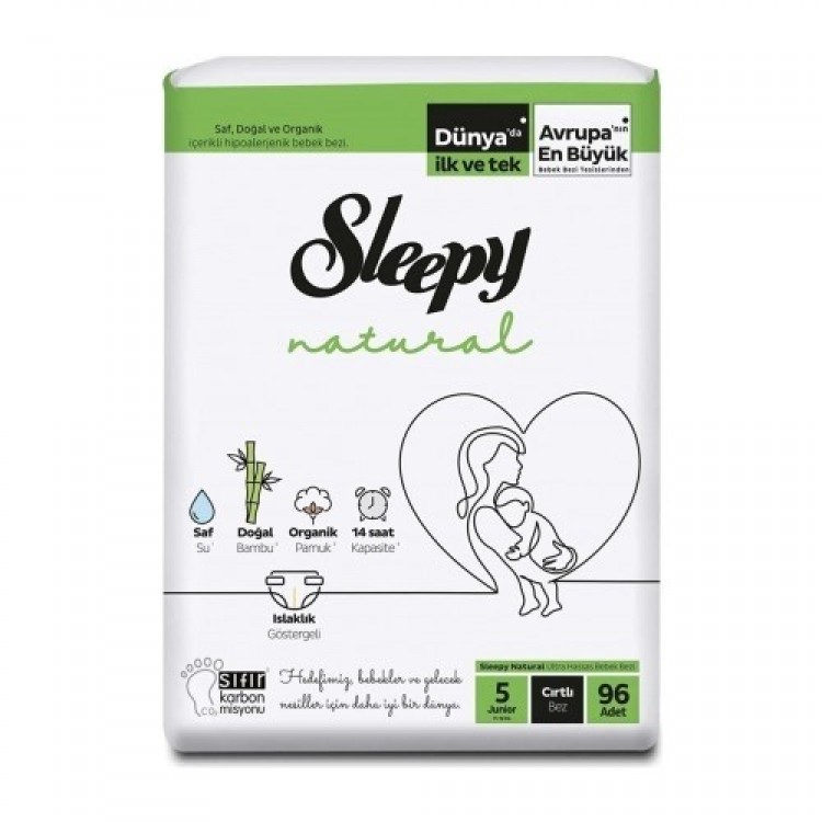 Sleepy Bebek Bezi 5 Numara 4'lü Jumbo 96'lı